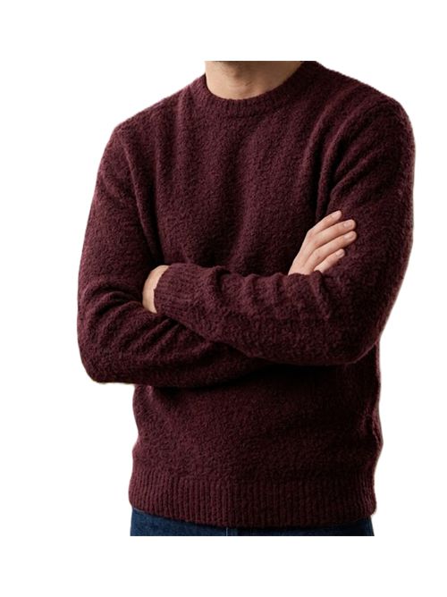 girocollo manica lunga bordeau Roberto Collina | 263MYB4500136 BORDEAUX